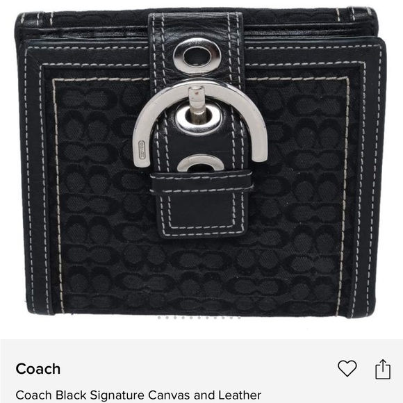 Coach Black Handbag and Wallet Set - Picture 10 of 12